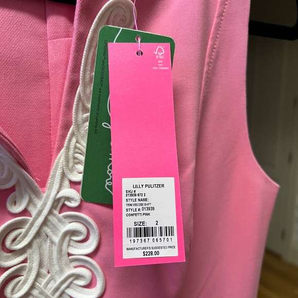 NWT Lilly Pulitzer Trini Viscose Shift - Picture 4 of 4